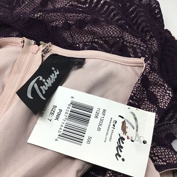 Trixxi Eyelash Lace Skater Dress (G6) - Picture 8 of 8